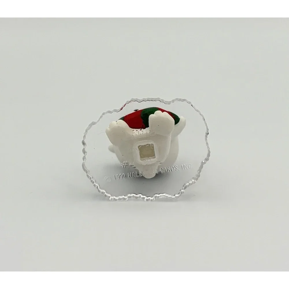 Hallmark Miniature Keepsake Ornament Little Bear 1990 Frosty Friends 4th Vintage
